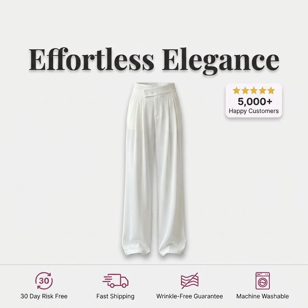 Wide-Leg Trousers – Instantly Flatters Your Figure