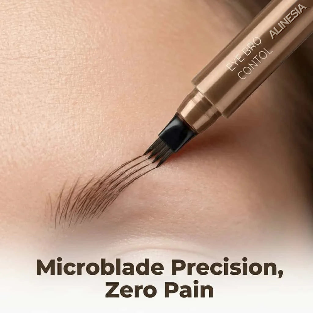 Wasserfester Microblading-Augenbrauenstift – Natürliche Farbtöne — Bild 4