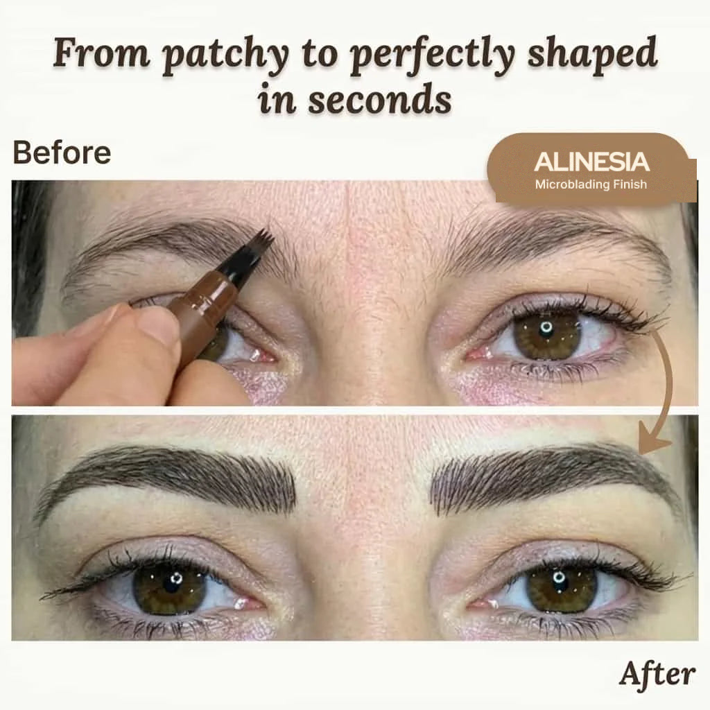 Wasserfester Microblading-Augenbrauenstift – Natürliche Farbtöne — Bild 8