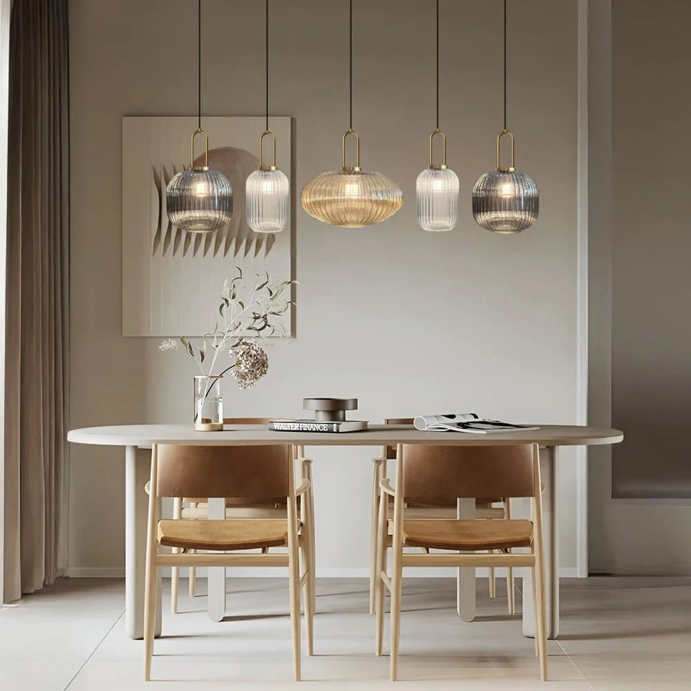Suspension Chic En Verre Vintage — photo 3