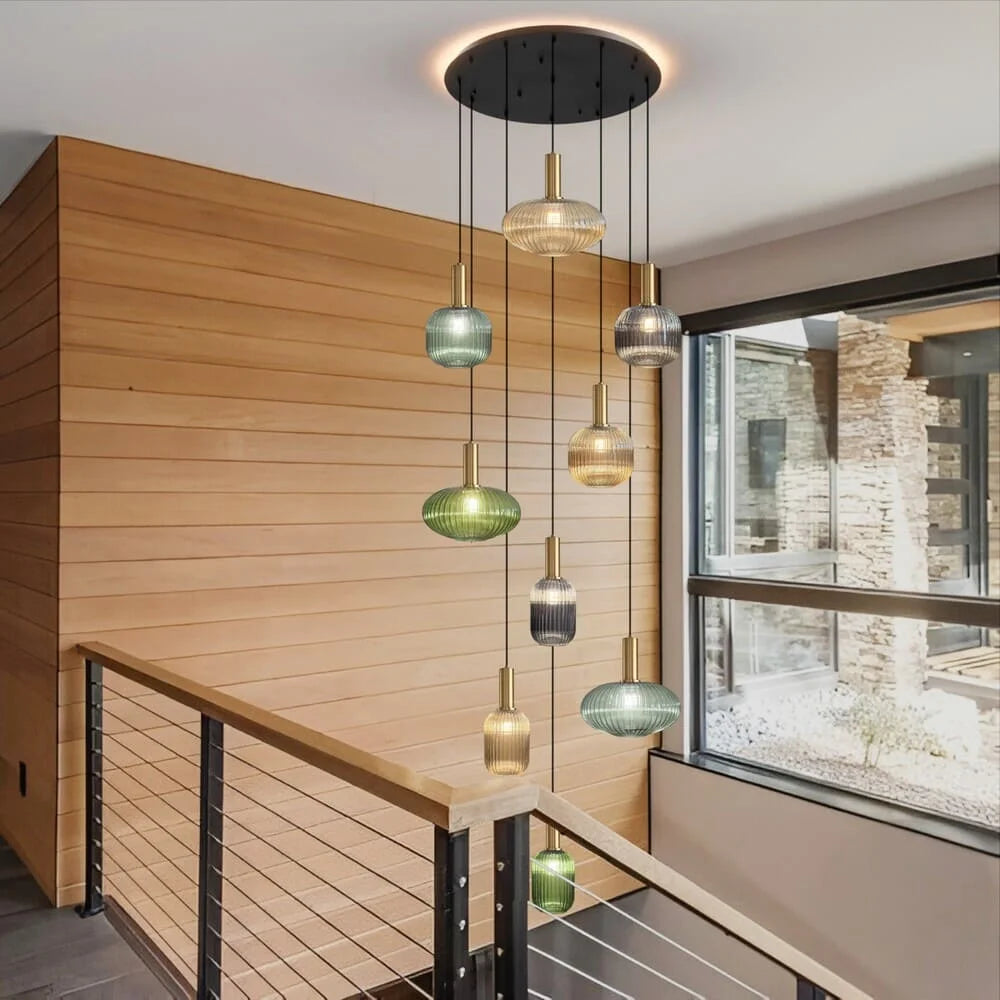 Suspension Chic En Verre Vintage — photo 16