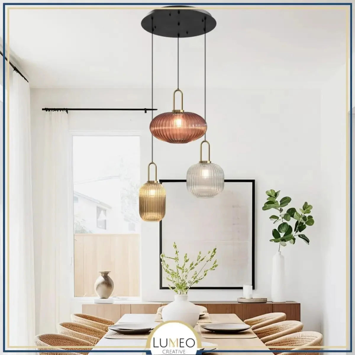 Suspension Chic En Verre Vintage — photo 19