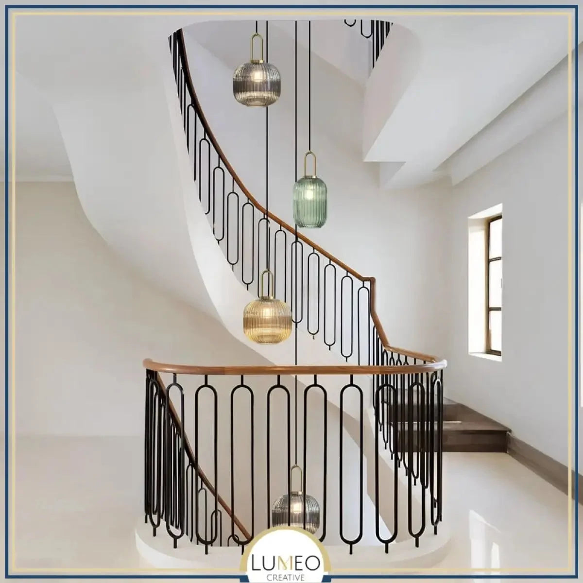 Suspension Chic En Verre Vintage — photo 22