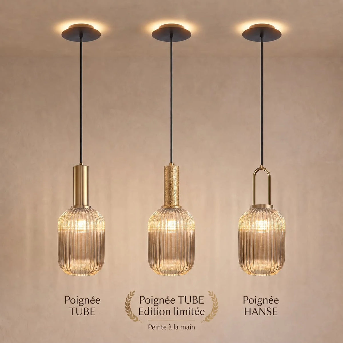 Suspension Chic En Verre Vintage — photo 24