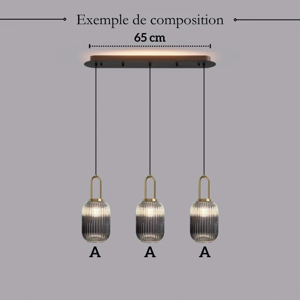 Suspension Chic En Verre Vintage — photo 29